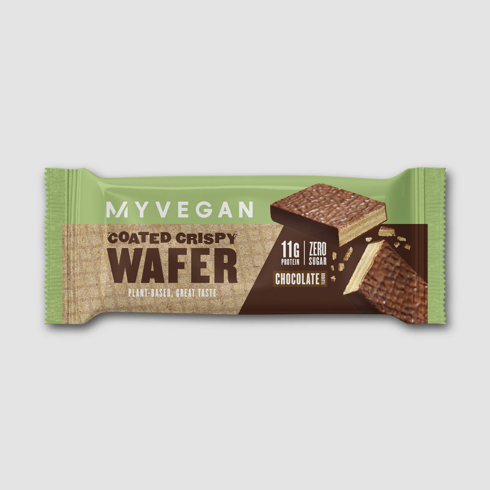 Veganská oplatka Coated Crispy Wafer - Čokoláda Obrázek 1