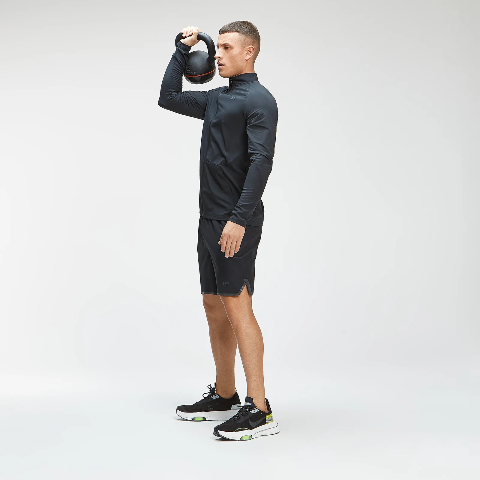 MP pánské šortky Tempo – černé - XXS Obrázek 1