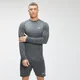 MP Pánský Essential Seamless Top s Dlouhým Rukávem – Černý Melír