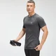 MP Pánské Essential Seamless Graphic Tričko s Krátkým Rukávem – Černé