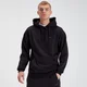 MP pánská mikina s kapucí Rest Day Oversized – sepraná černá