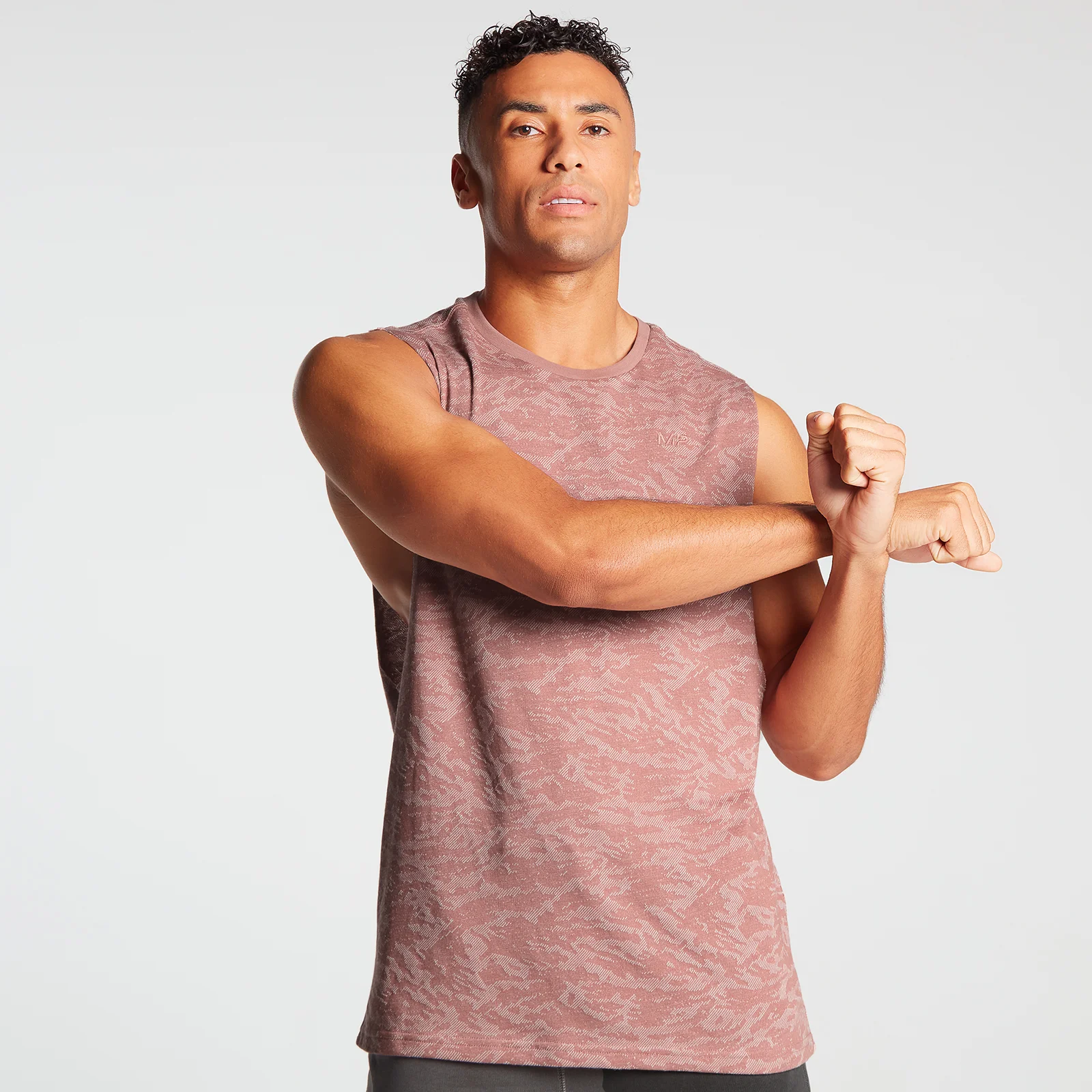 MP Men's Training Camo Tank Top - Dust Pink - XXS Obrázek 1