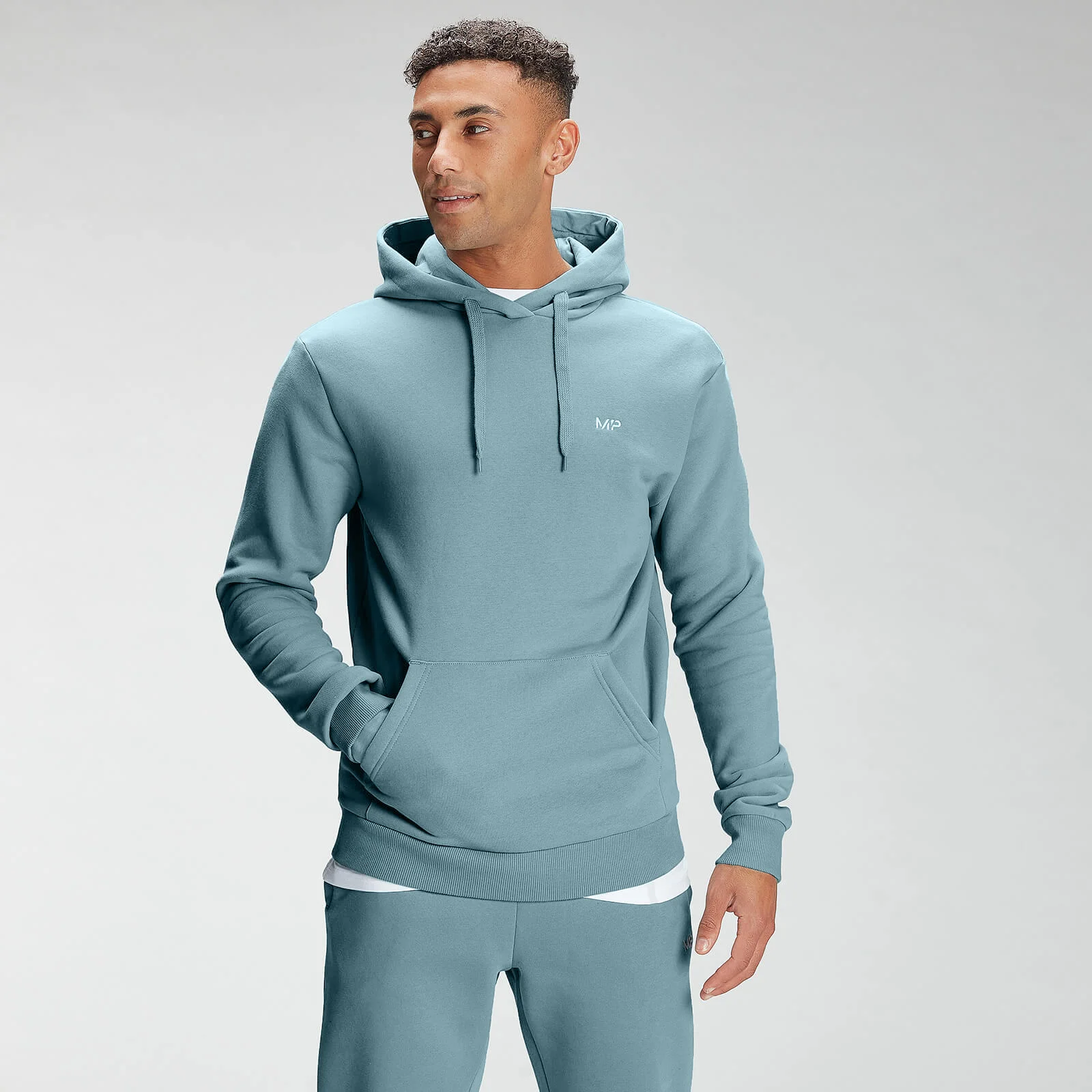 MP Men's Rest Day Hoodie - Ice Blue - XXS Obrázek 1
