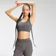 MP dámská sportovní podprsenka Tempo Cross Back Repreve® – tmavošedá