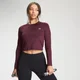 MP Dámský Essentials Training Dry Tech Crop Top s Dlouhým Rukávem – Portský