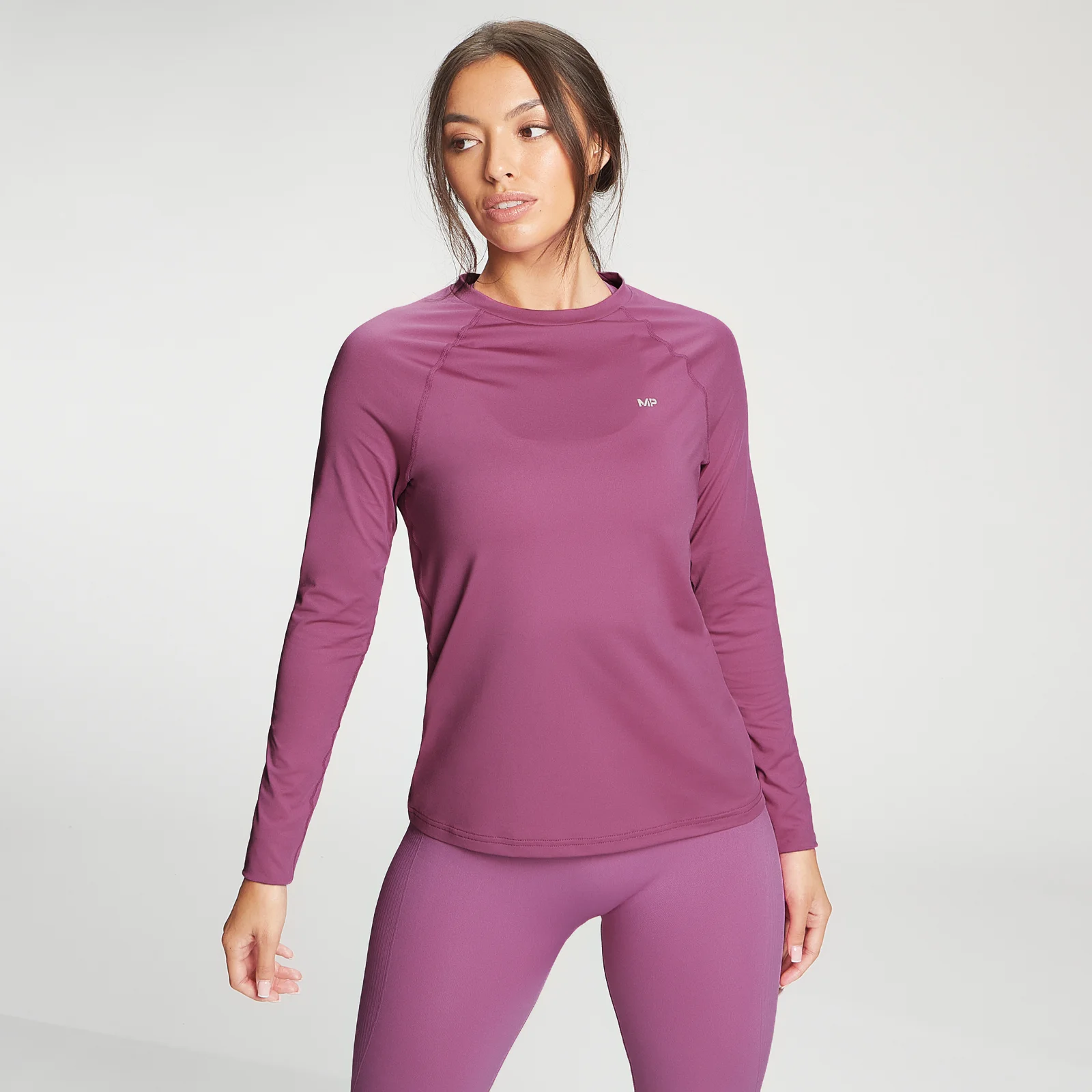 MP Women's Training Slim Fit Long Sleeve Top - Orchid - XXS Obrázek 1