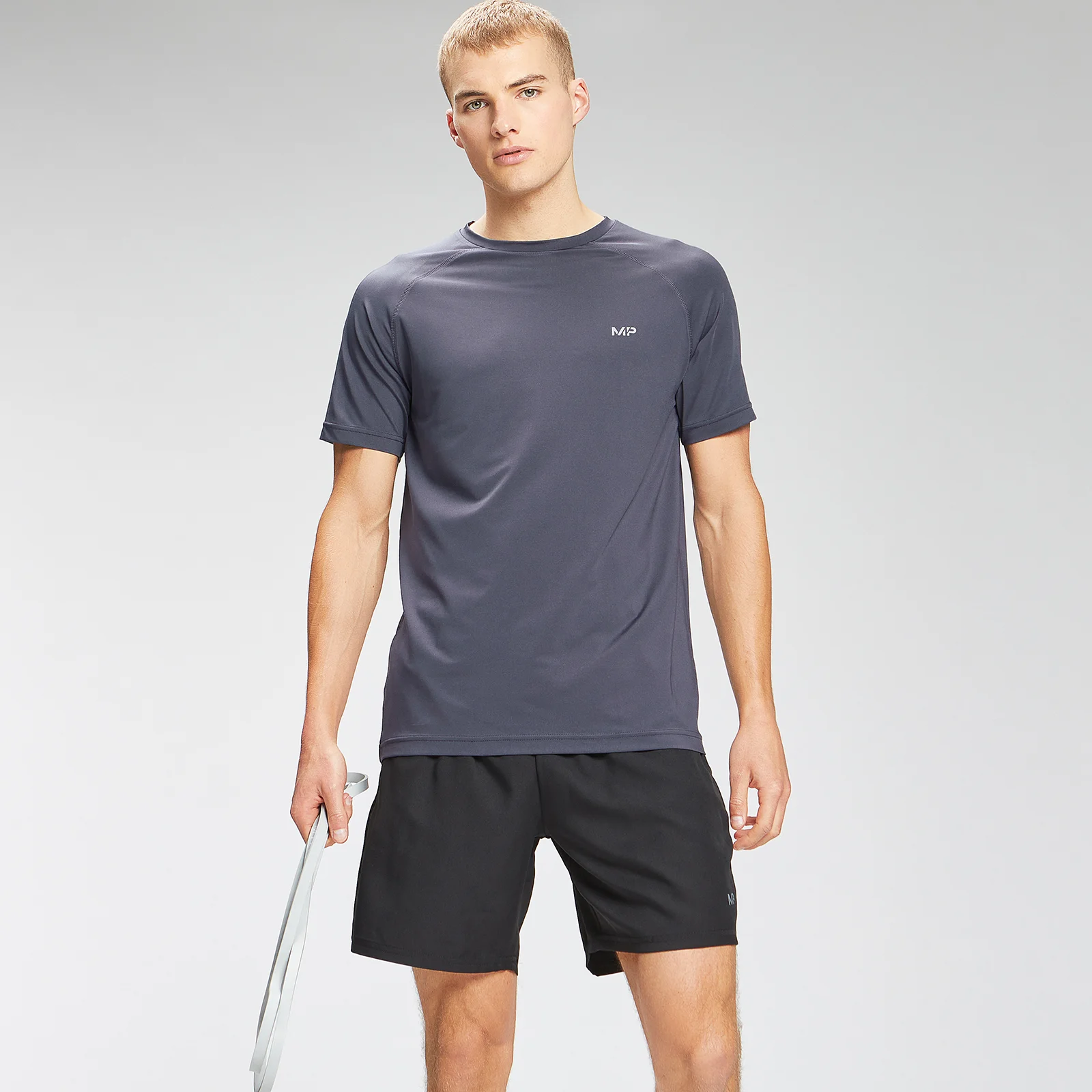 MP Men's Repeat Graphic Training Short Sleeve T-Shirt - Graphite - XXS Obrázek 1
