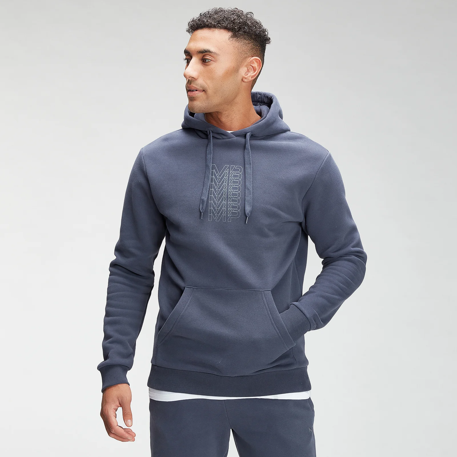 MP Men's Repeat MP Graphic Hoodie - Graphite - XXS Obrázek 1