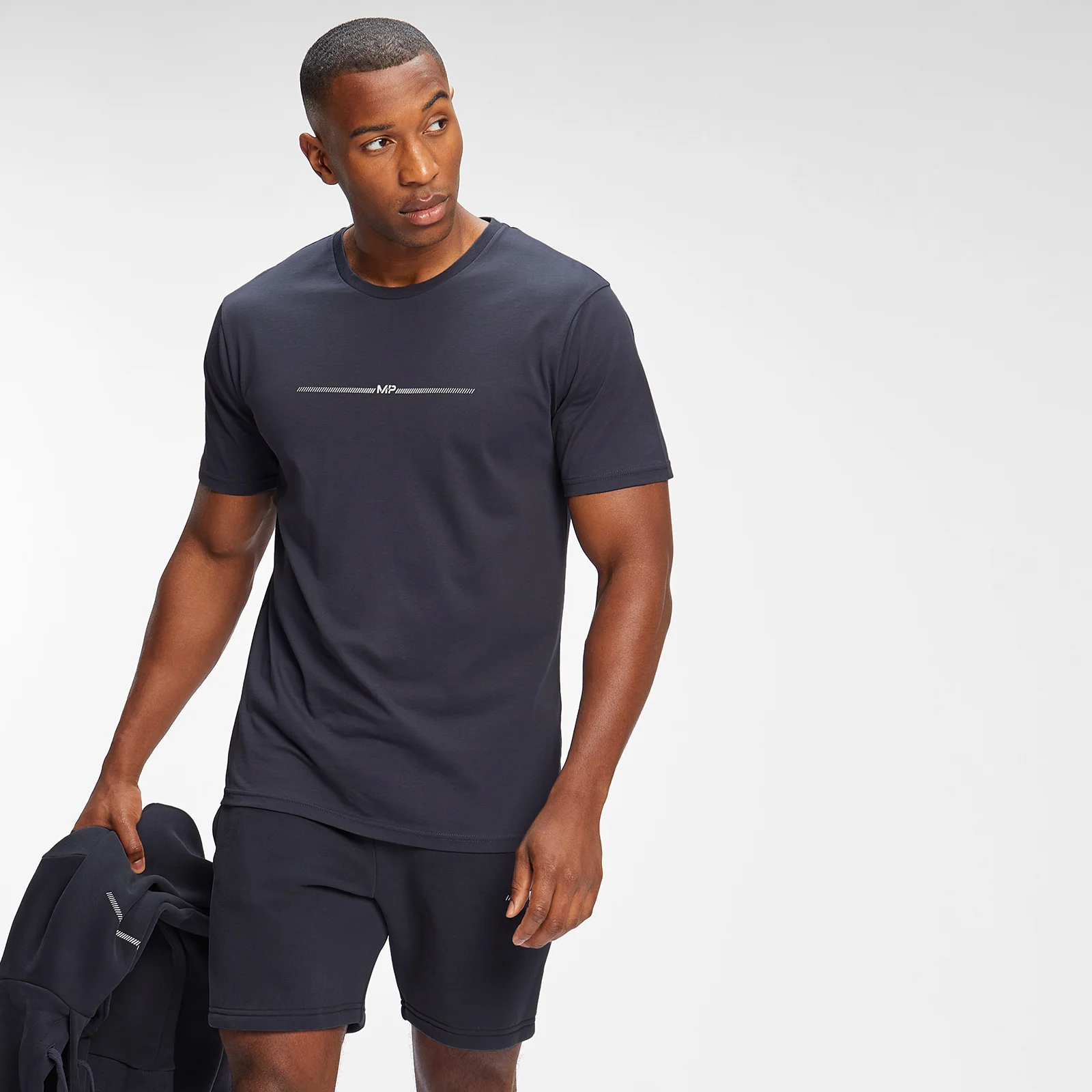 MP Men's Mini Mark Graphic Short Sleeve T-Shirt - Graphite - XXS Obrázek 1