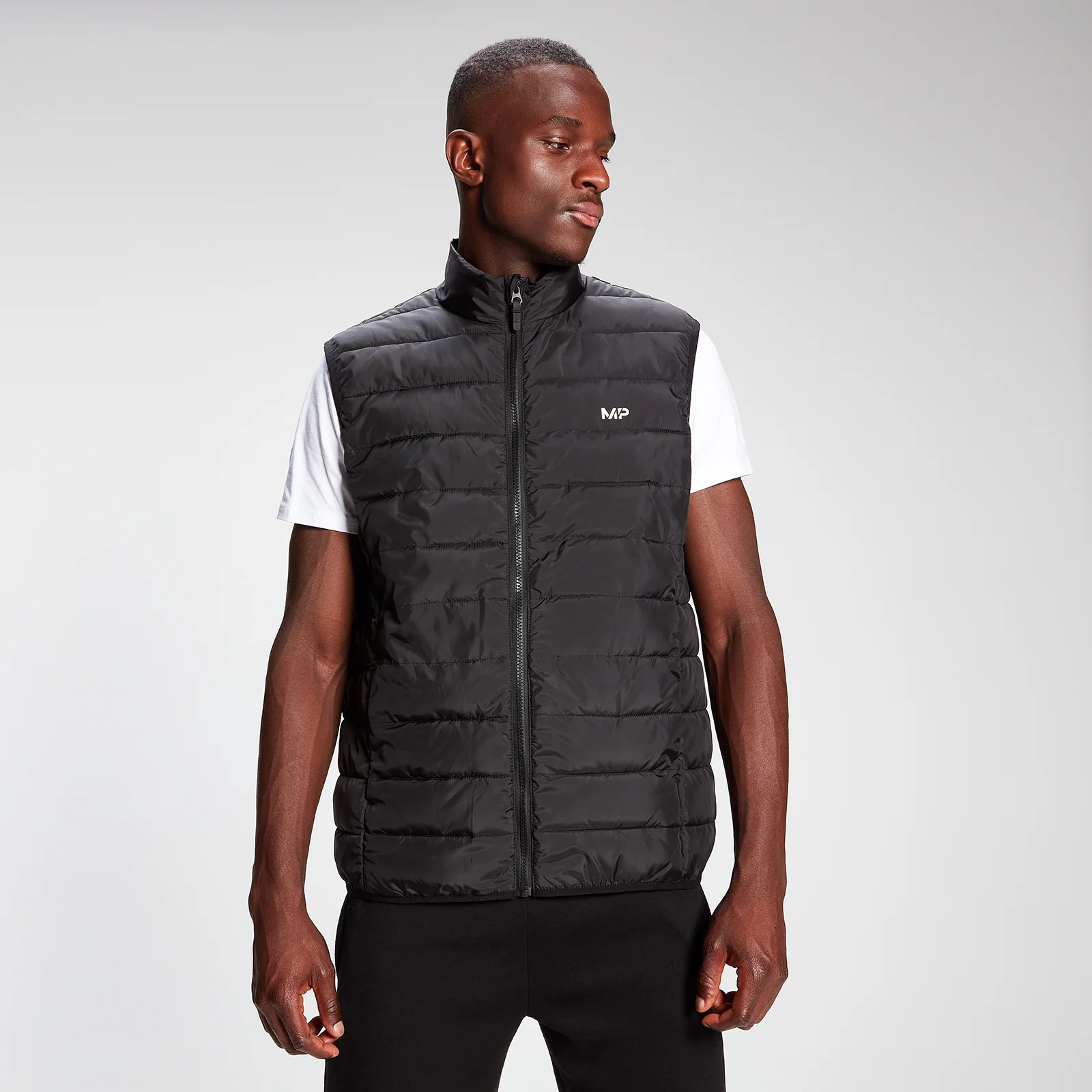 MP Men's Lightweight Gilet - Black - XXS Obrázek 1