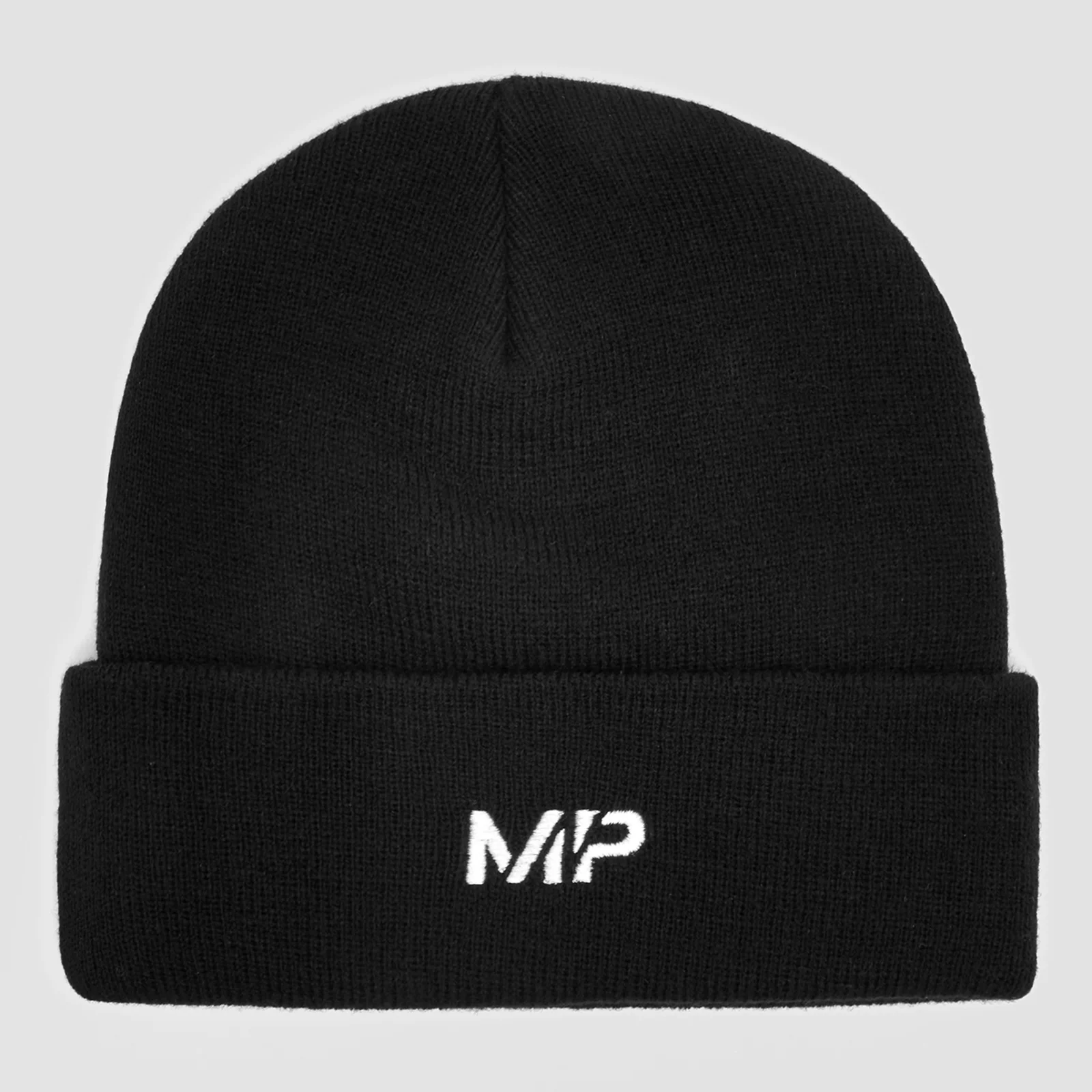 MP Embroidered Logo Beanie Hat - Black/White Obrázek 1