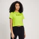 MP Dámské Fade Graphic Crop Tričko – Limetové