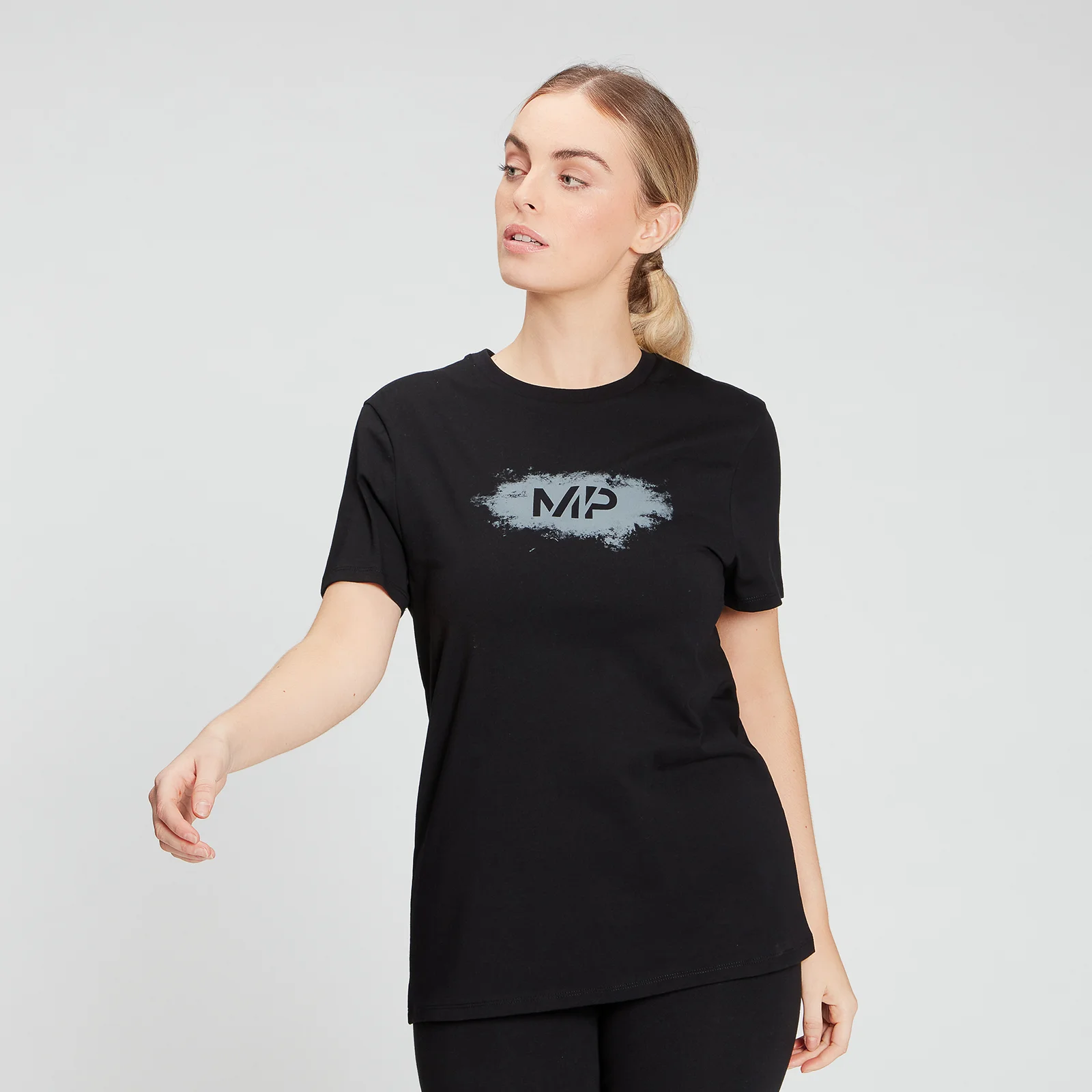MP Women's Chalk Graphic T-Shirt - Black - XXS Obrázek 1