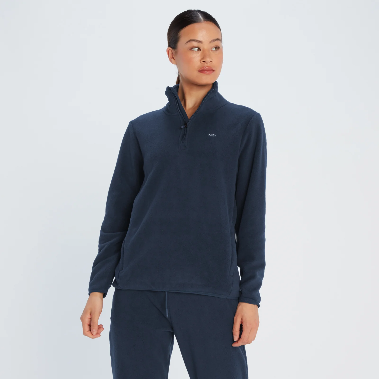 MP Women's Rest Day 1/4 Zip Fleece - Navy - XXS Obrázek 1