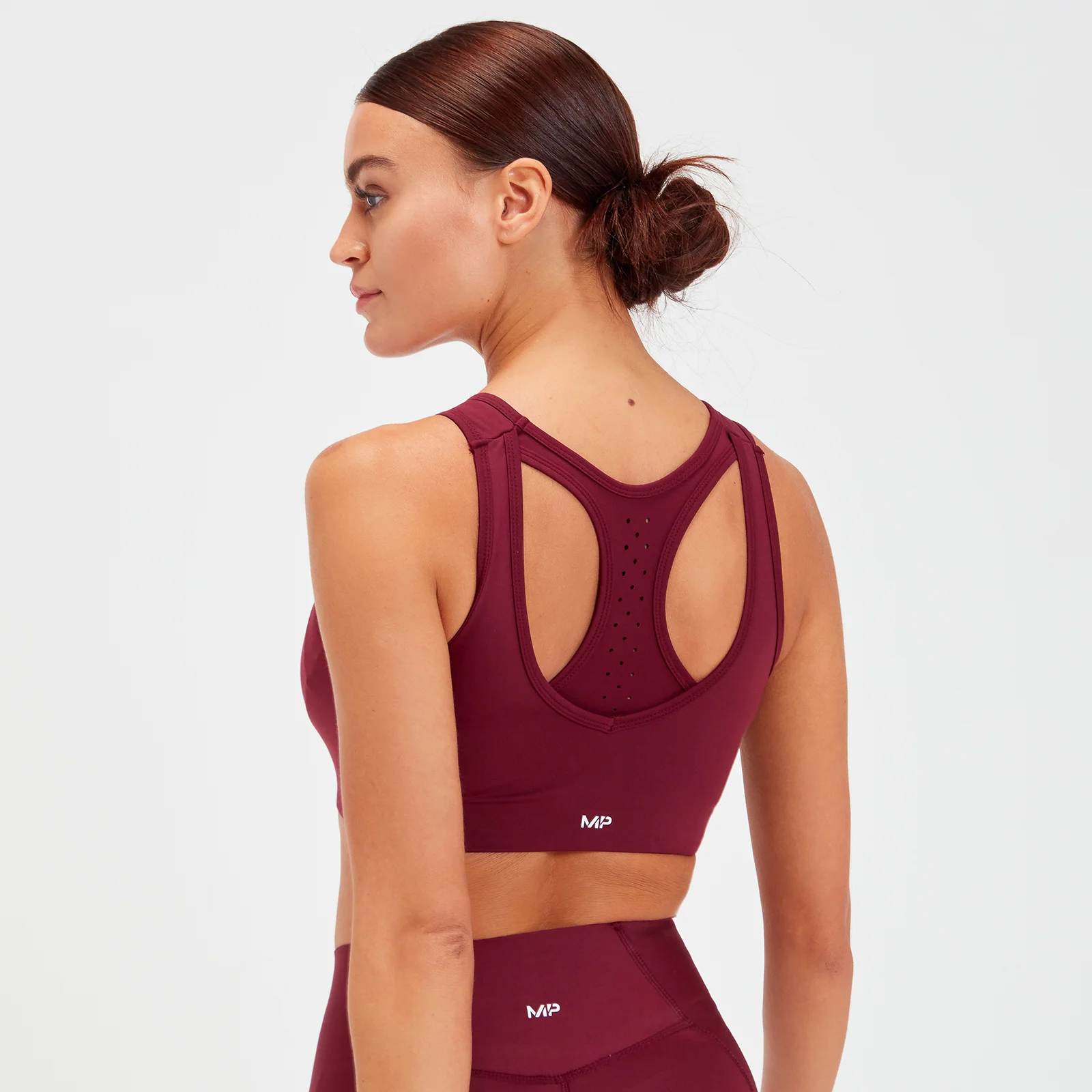MP Dámská Sculpt Laser Cut Sportovní Podprsenka – Portské - XXS Obrázek 1