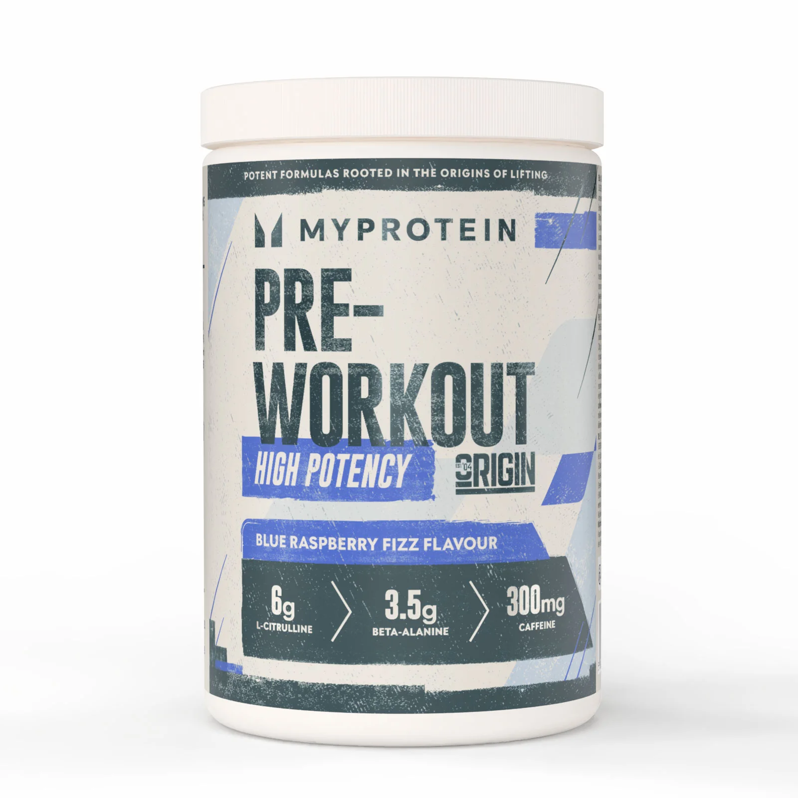 Origin Pre-Workout - 600G - 30Porcí - Blue Raspberry Fizz Obrázek 1