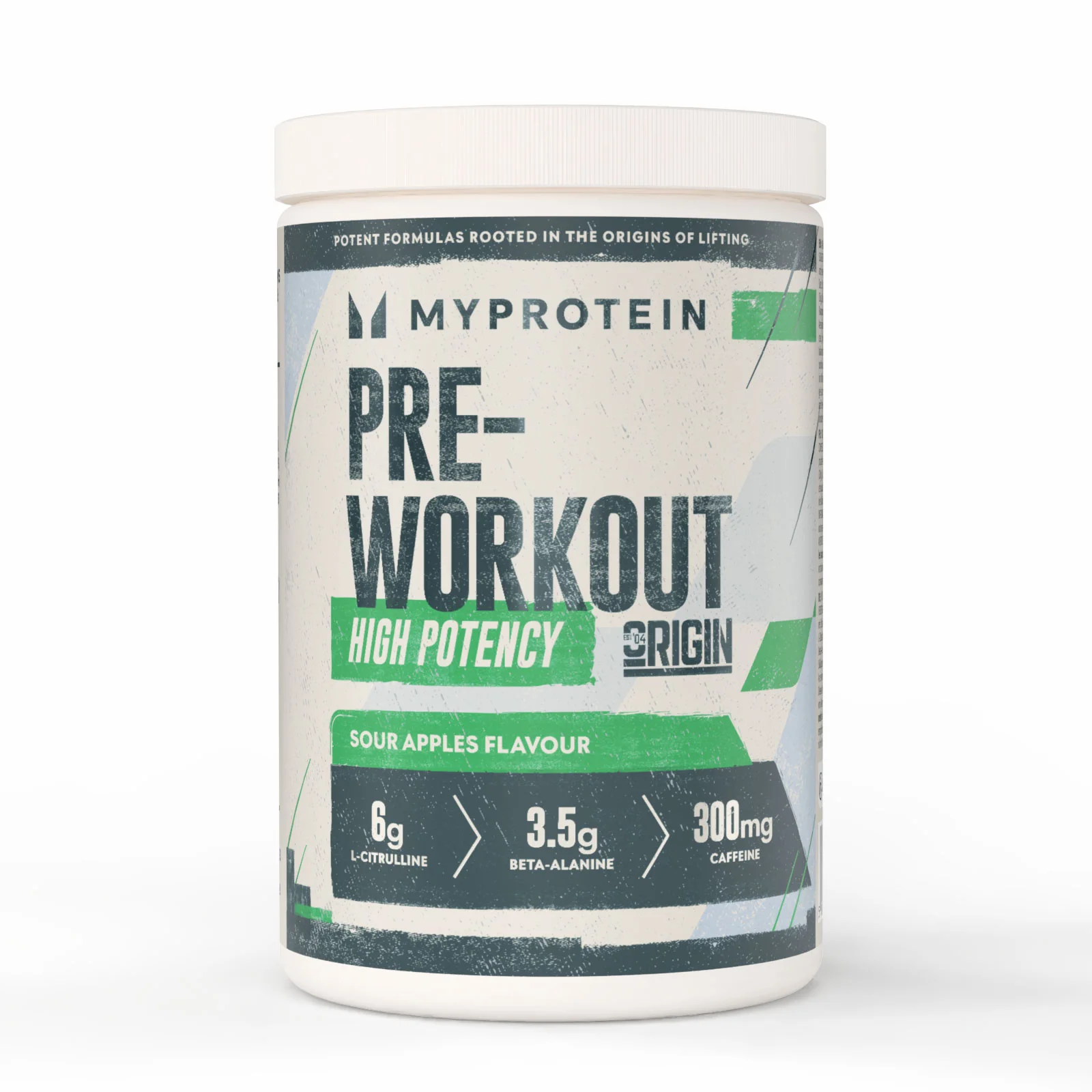 Origin Pre-Workout - 600G - 30Porcí - Sour Apples Obrázek 1