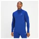 MP Pánský Training 1/4 Zip – Kobaltově Modrý
