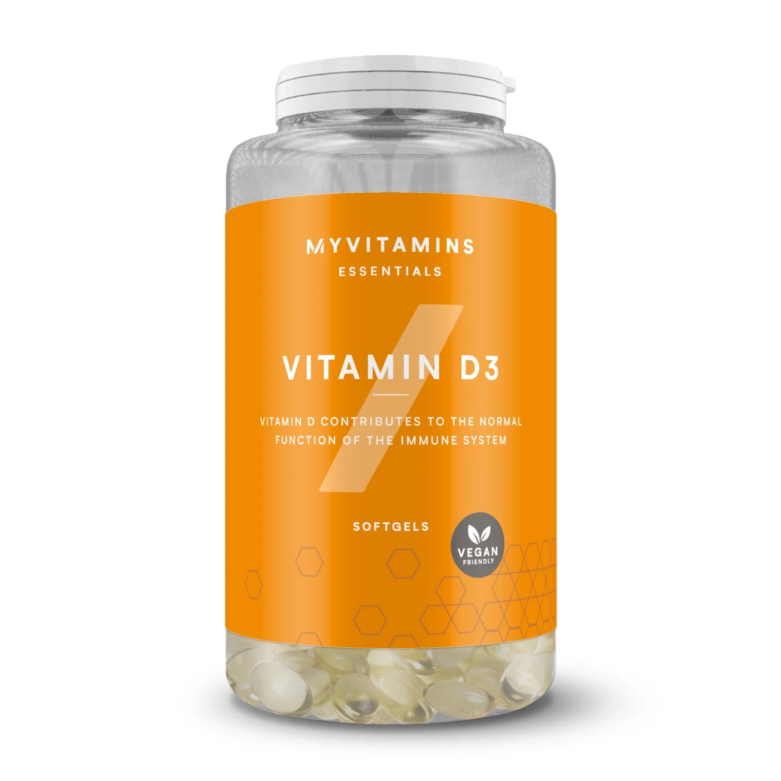 Veganské gelové kapsle s vitamínem D - 180Softgelové kapsle - Bez příchuti Obrázek 1