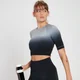 MP dámský zkrácený bezešvý top Velocity Ultra Seamless – Černé