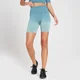 MP dámské bezešvé cyklistické šortky Velocity Ultra Seamless – modrý kámen