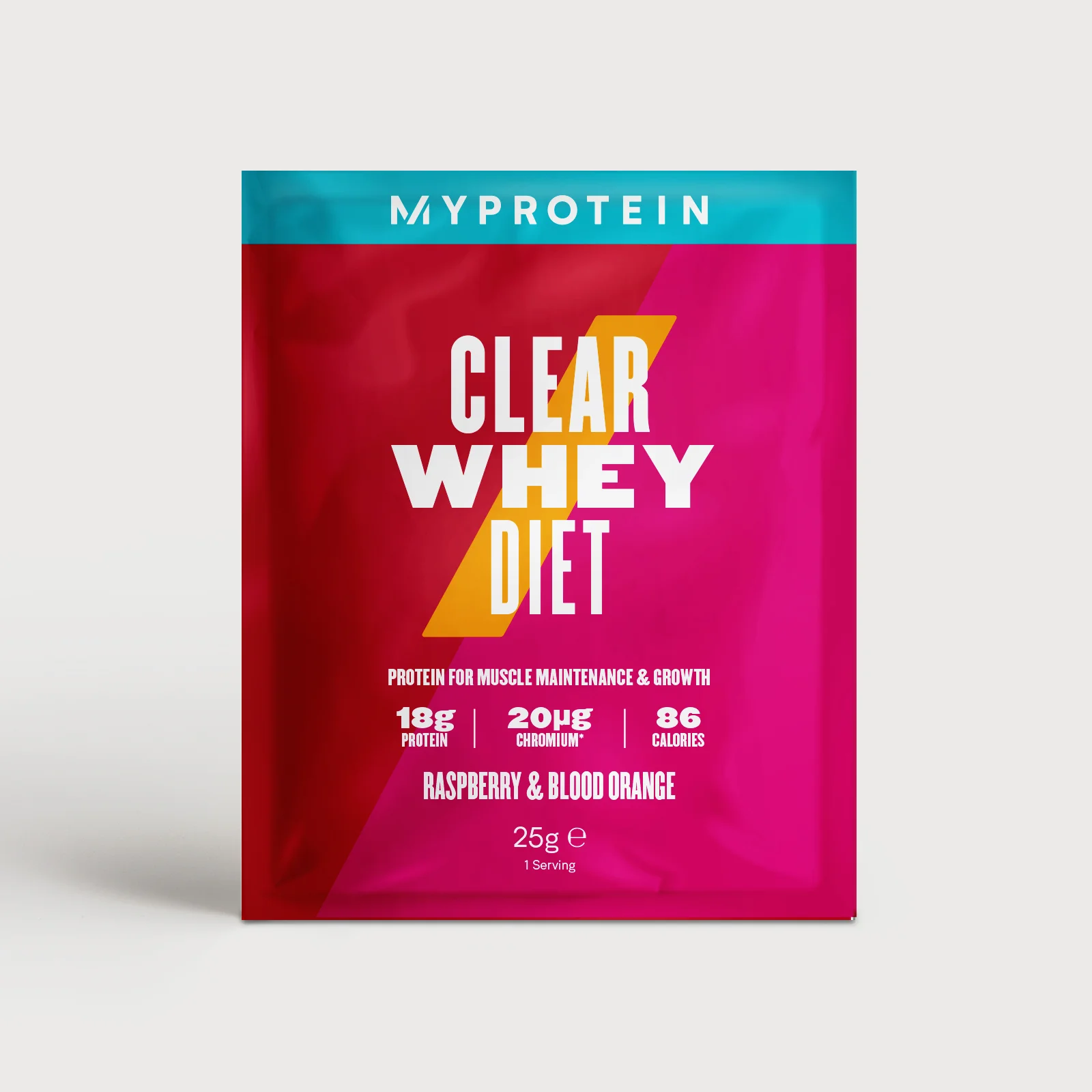Myprotein Clear Diet Whey (Sample) - 25g - Raspberry & Blood Orange Obrázek 1