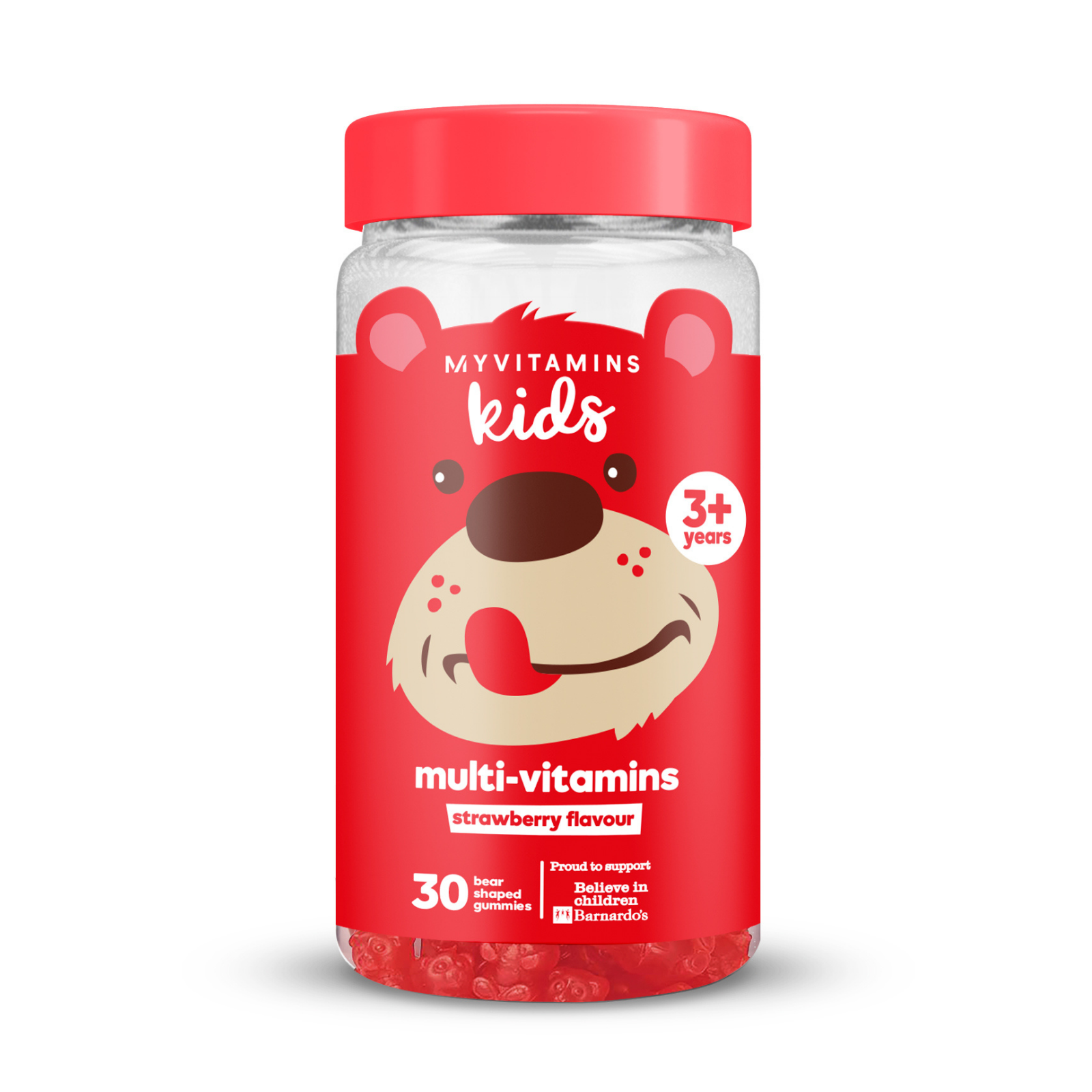 Multivitamínové žvýkací bonbóny pro děti - 30gummies - Jahoda Obrázek 1