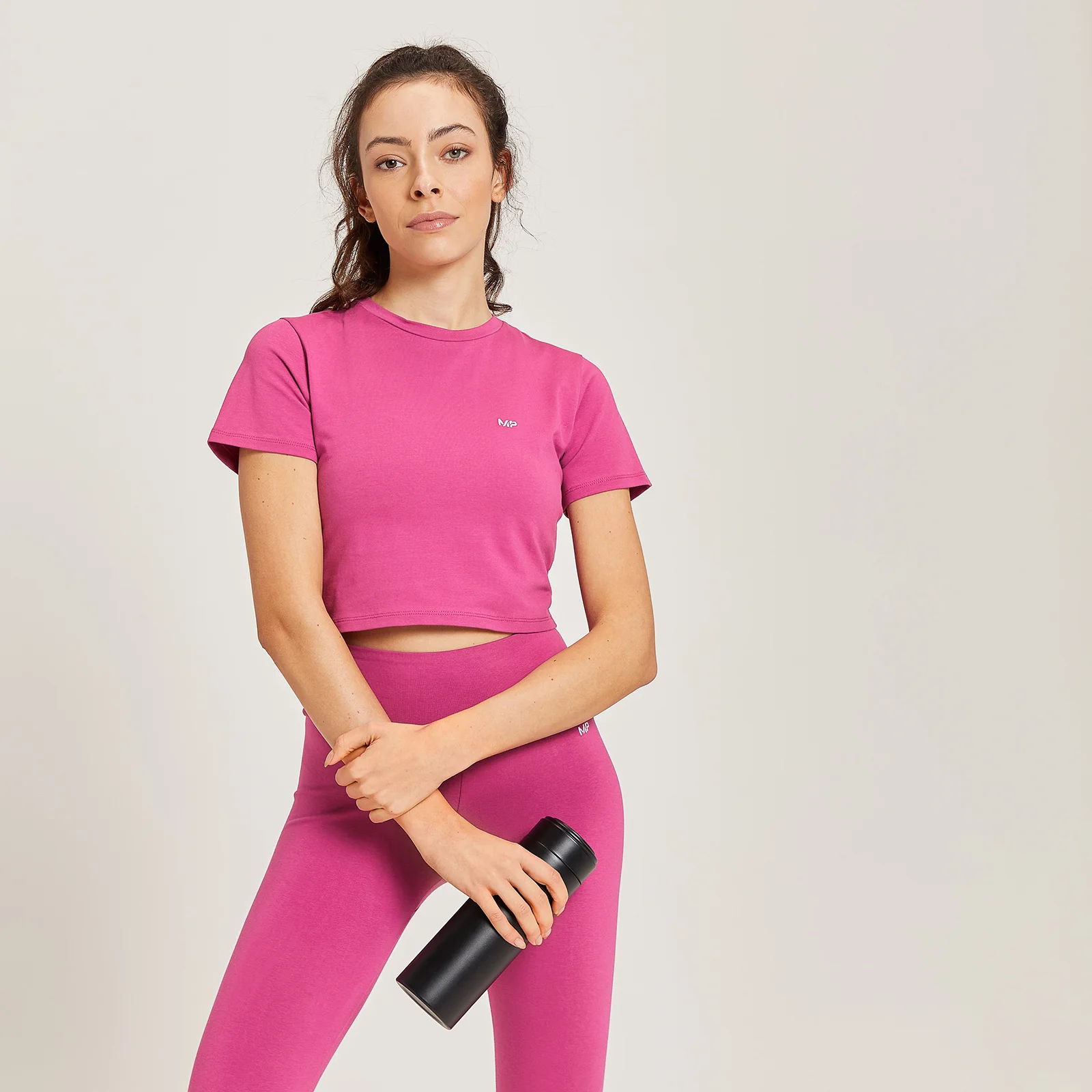 MP dámské zkrácené tričko Body Fit – sangria - XXS Obrázek 1