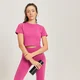 MP dámské zkrácené tričko Body Fit – sangria