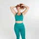 MP X Siobhan Rib Seamless Sportovní Podprsenka – Zelená