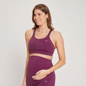 MP dámská těhotenská/kojicí sportovní podprsenka – tmavě fialová - Size XS