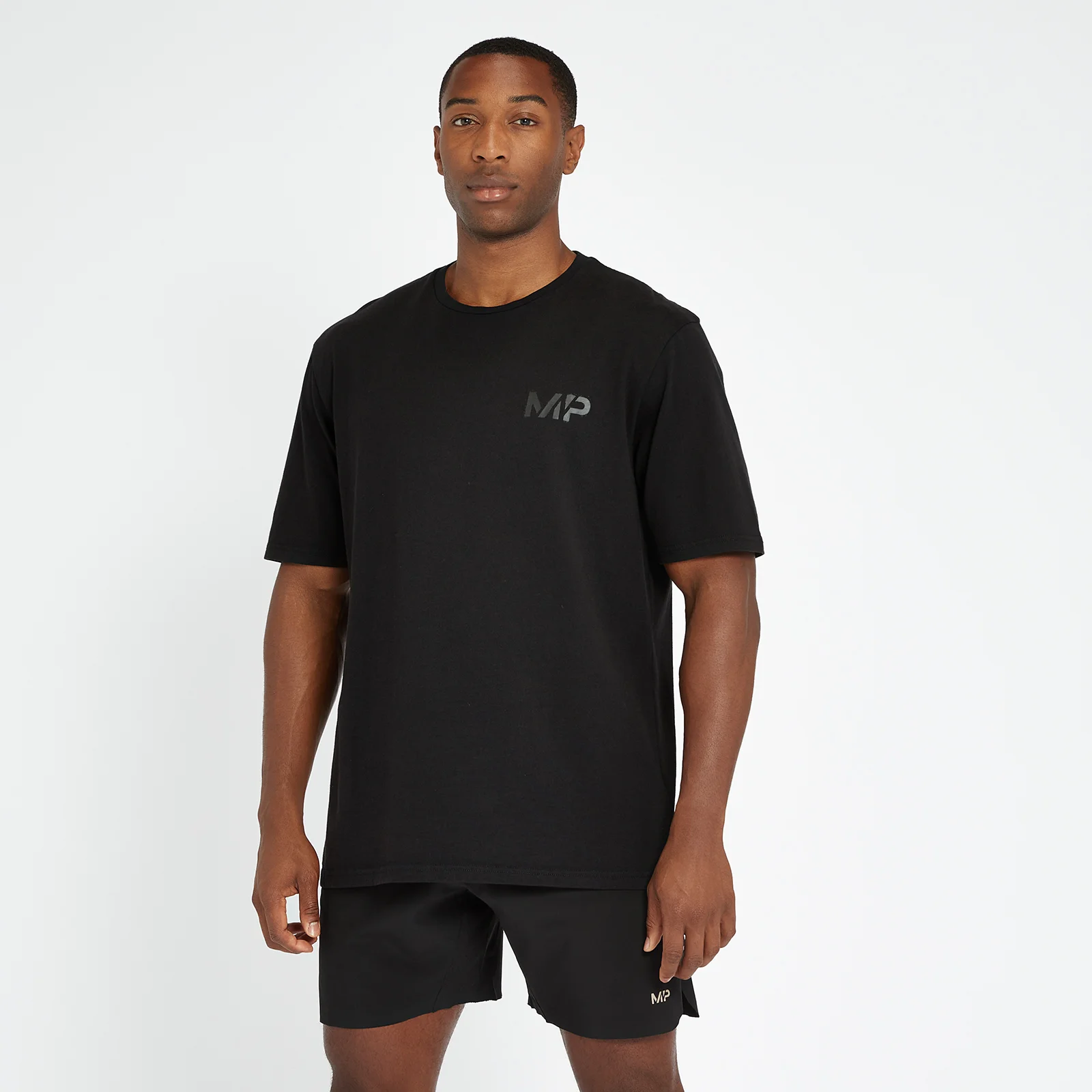 MP Pánské Adapt Washed Oversized Tričko – Černé - XXS Obrázek 1