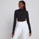 MP Dámský Power Ultra Cropped 1/4 Zip Top – Černý