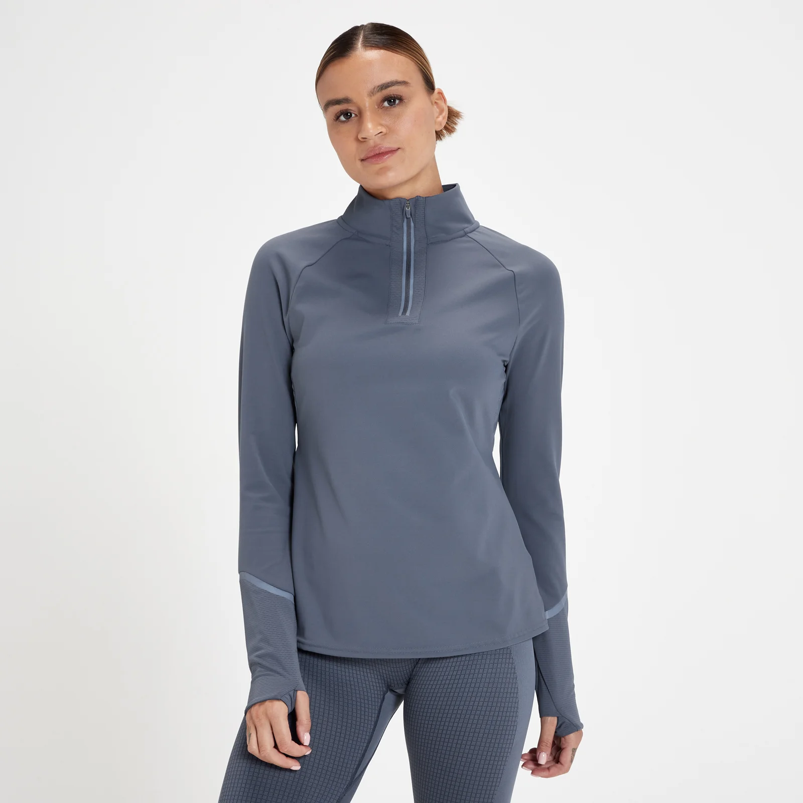 MP Dámský Velocity Ultra Reflexní 1/4 Zip Top – Stínově Modrý - XXS Obrázek 1