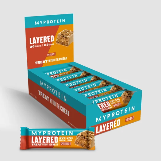 Šestivrstvá proteinová tyčinka - 12 x 60g - Speculoos