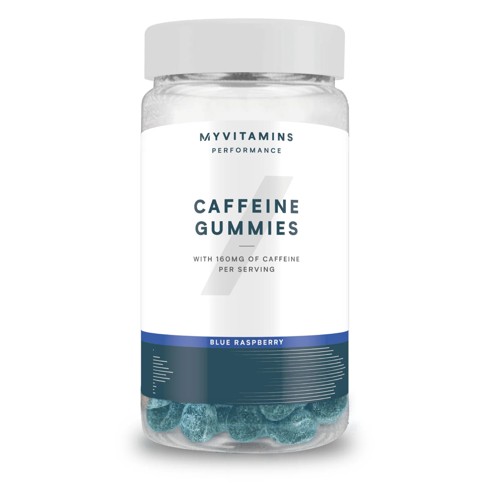 Myvitamins Caffeine Gummies - 60gummies - Modrá Malina Obrázek 1