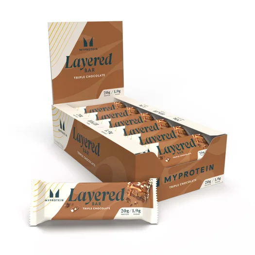 Šestivrstvá proteinová tyčinka - 12 x 60g - Triple Chocolate Fudge