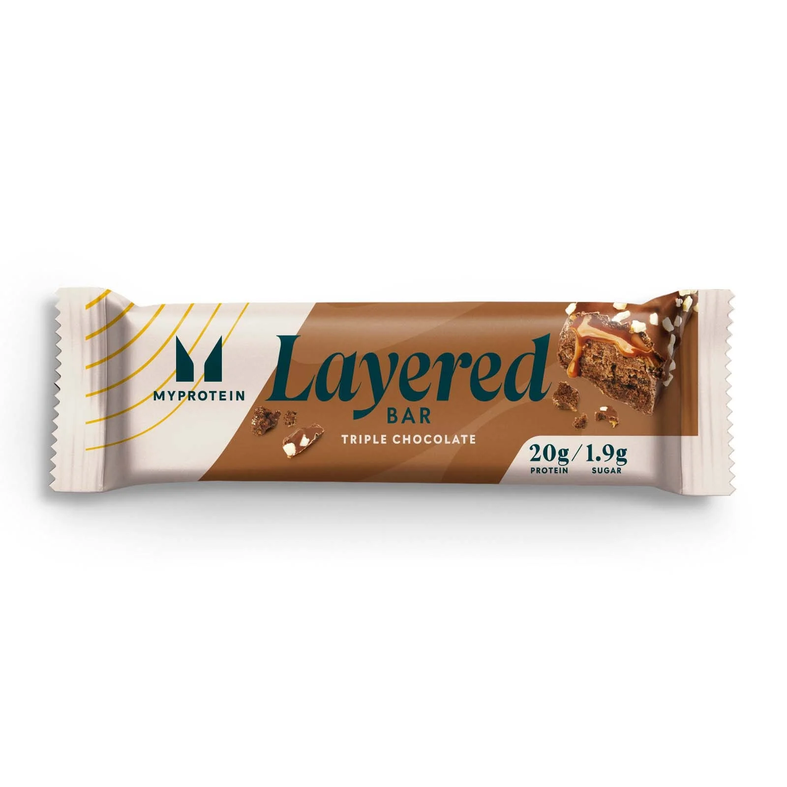 Šestivrstvá Proteinová Tyčinka (Vzorek) - Triple Chocolate Fudge Obrázek 1