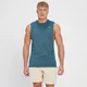 MP Pánský Rest Day Drop Armhole Top Bez Rukávů – Kouřově Modrý