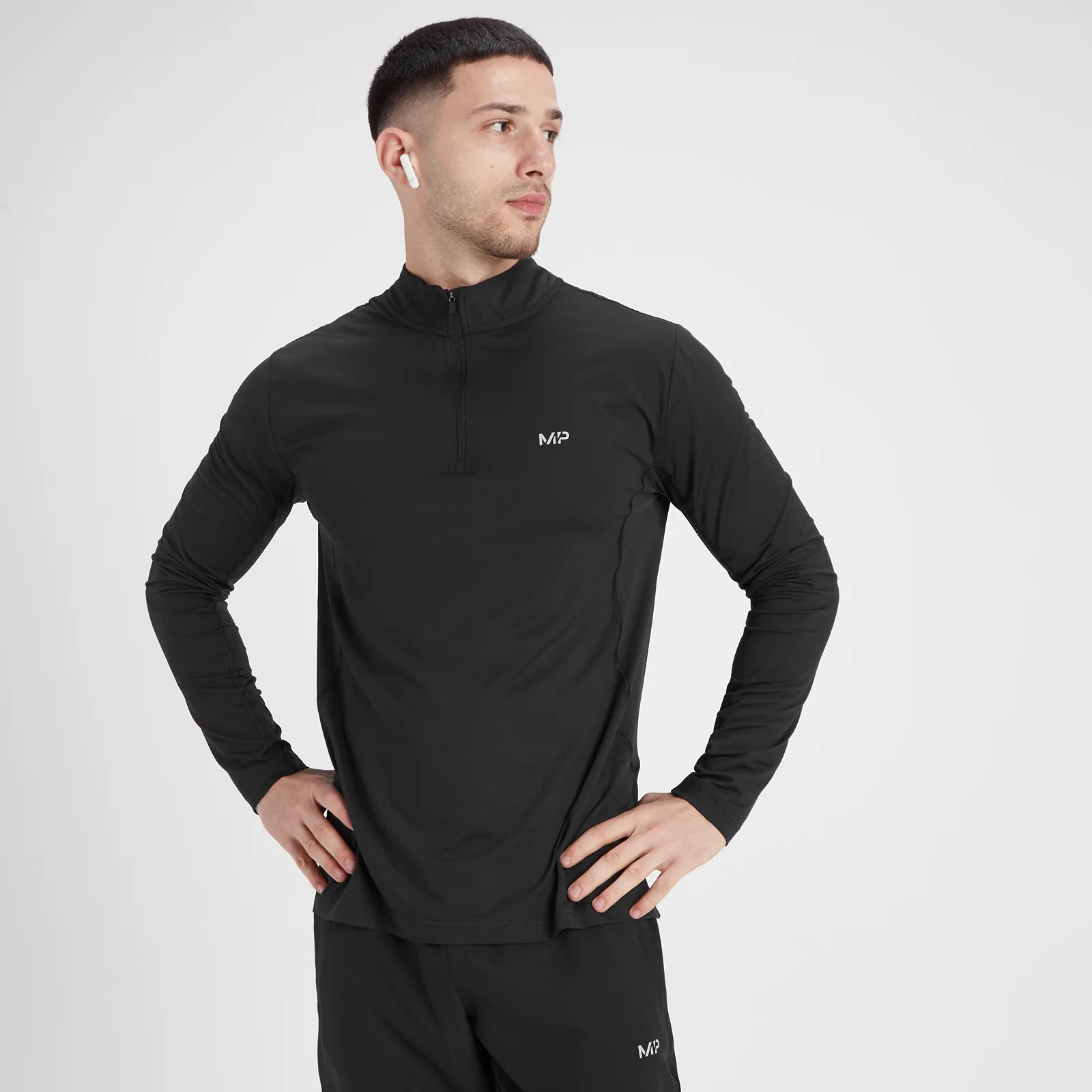 MP Pánské Velocity 1/4 Zip – Černé - XXS Obrázek 1