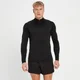 MP Pánský Tempo Seamless 1/4 Zip – Černý