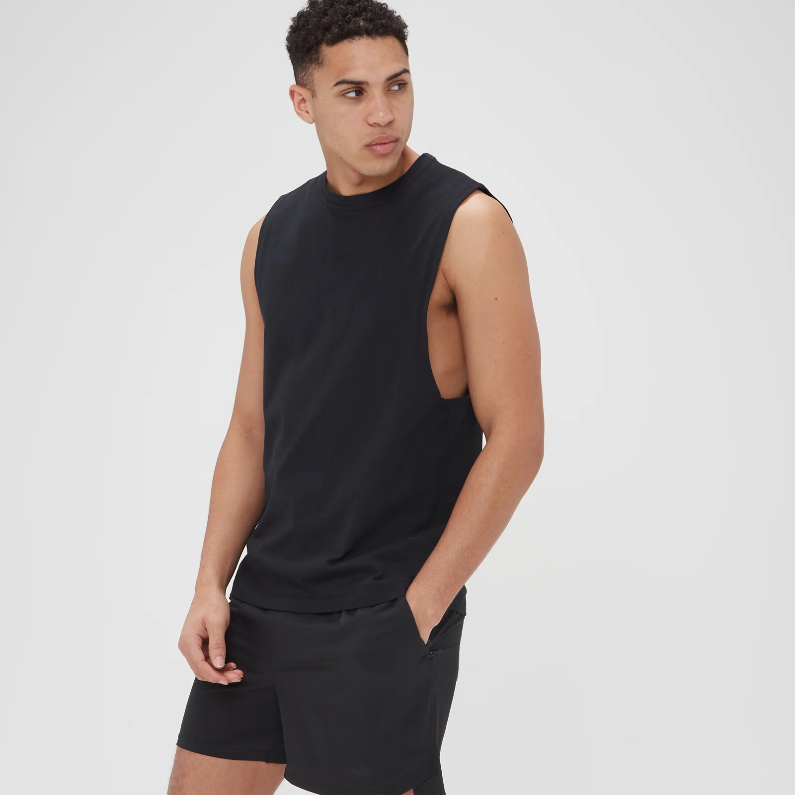 MP Pánský Adapt Top Bez Rukávů – Černý - XXS Obrázek 1