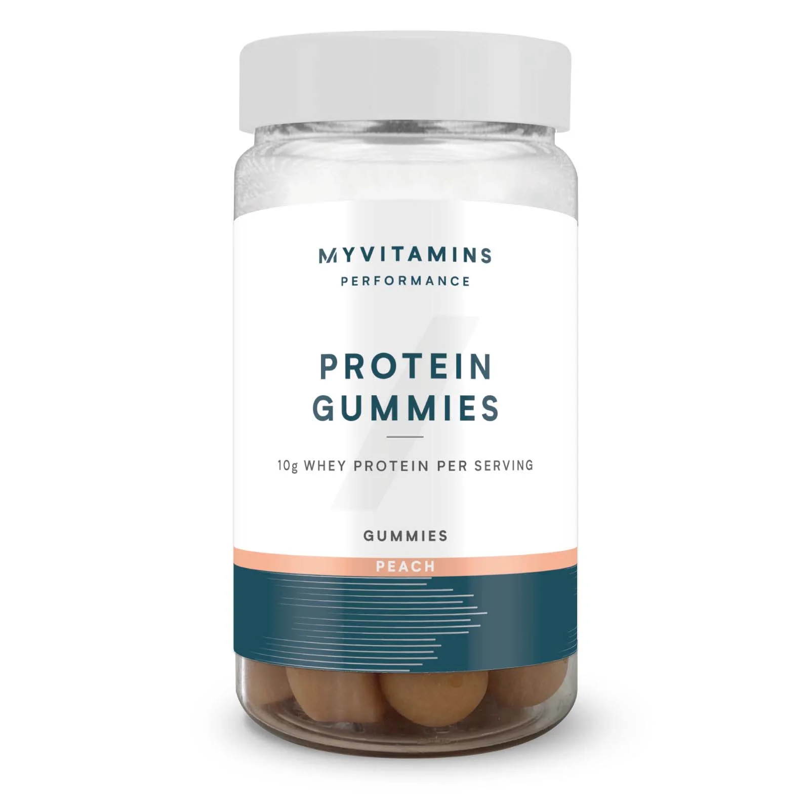 Proteinové žvýkací bonbóny - 56gummies - Peach Obrázek 1