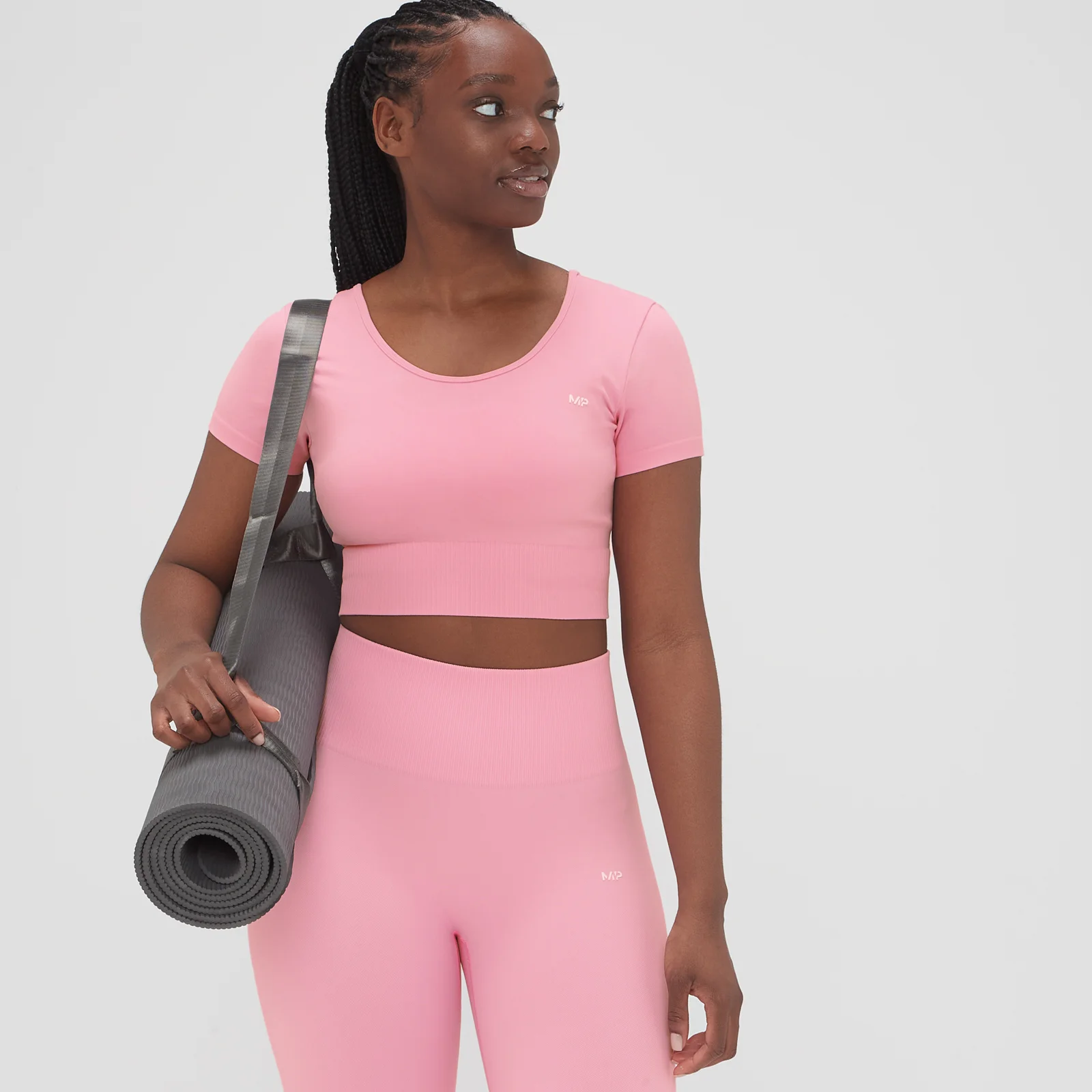 MP Dámský Composure Seamless Crop Top – Růžový Květ - XXS Obrázek 1
