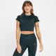 MP Dámský Tempo Wave Seamless Crop Top – Černý