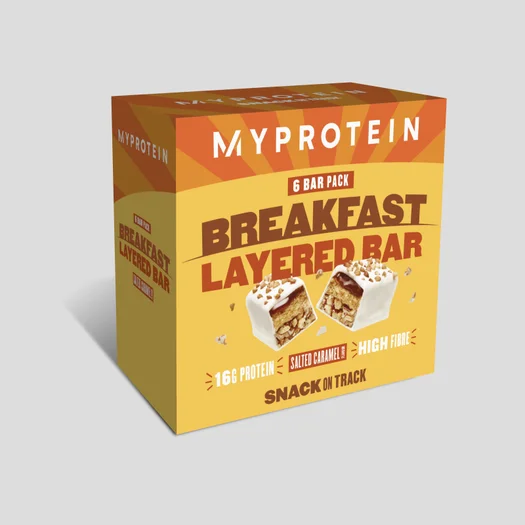 Breakfast Layered Bar - 6 x 60g - Slaný Karamel