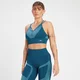 MP Dámská Impact Scrunch Seamless Sportovní Podprsenka – Modrozelená