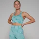 MP Dámská Shape Seamless Sportovní Podprsenka – Fialovomodrá Batika