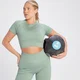 MP Dámský Tempo Rib Seamless Crop Top – Šalvějově Šedý