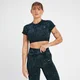 MP Dámský Adapt Seamless Pattern Crop Top – Nejtmavší Námořnický Modrý